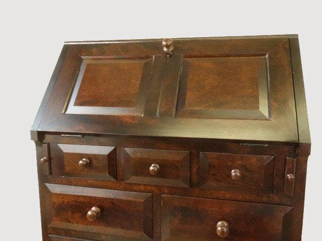 松本民芸家具　ライティング　ビューロー　USED　再塗装済