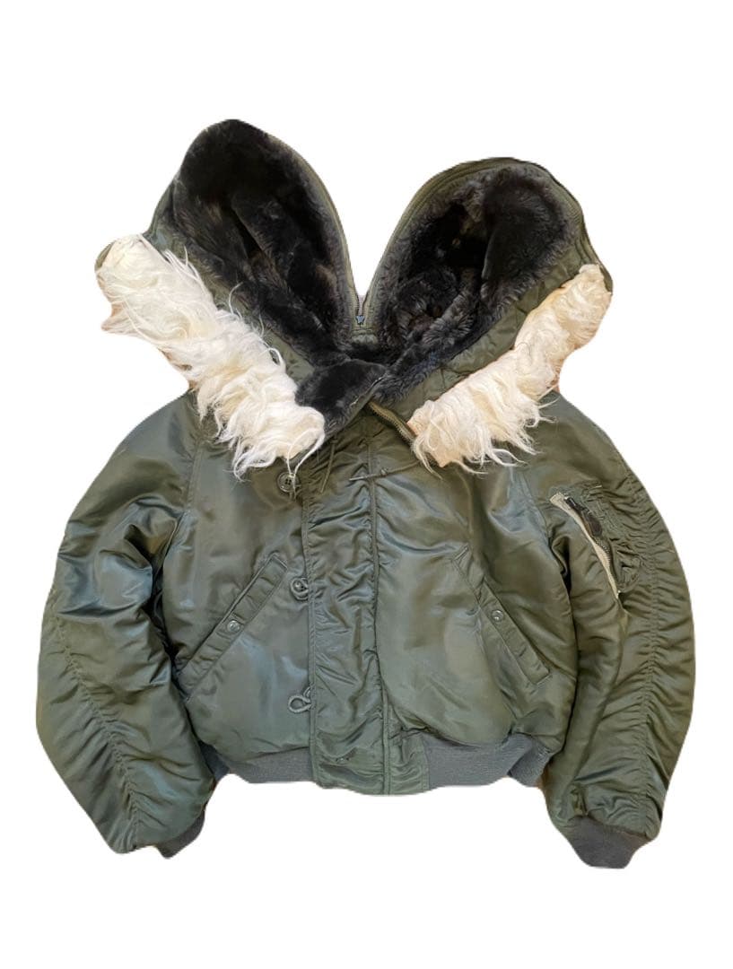 70s n-2b フライトジャケット 実物