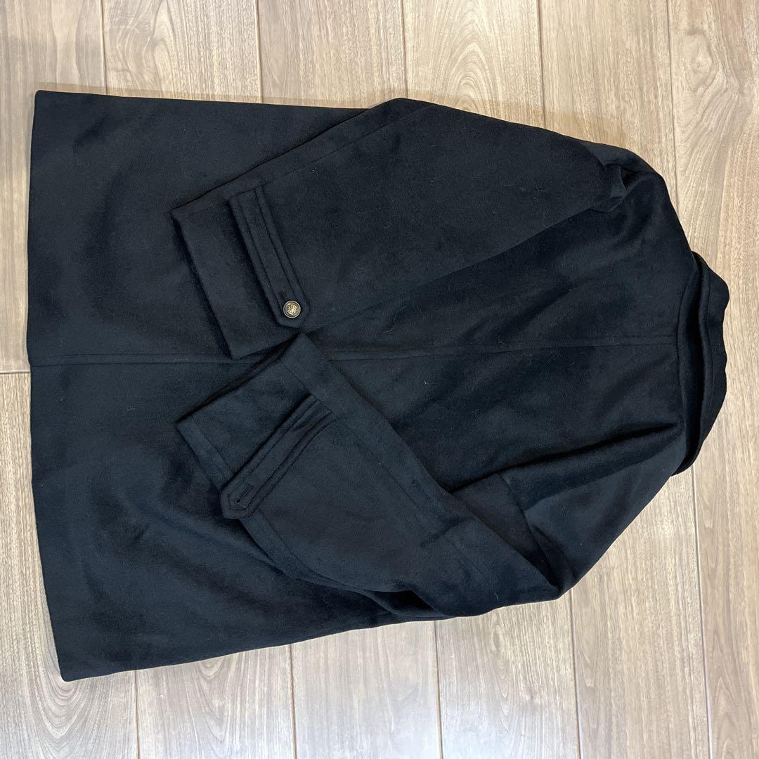 Fano Studios ダブルブレストウールハーフチェスターコート