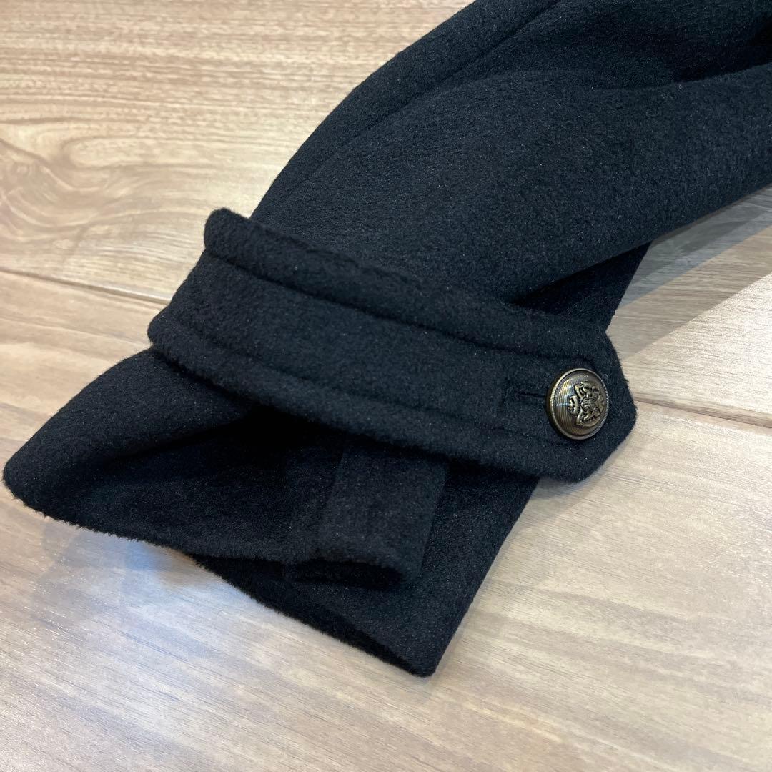 Fano Studios ダブルブレストウールハーフチェスターコート