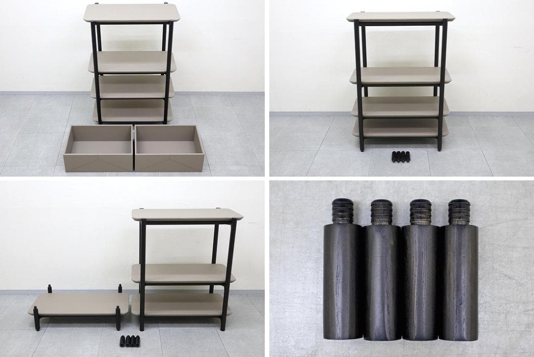 美品 ARMONIA アルモニア シェルフ ラック ボックス 引出 収納 飾り棚