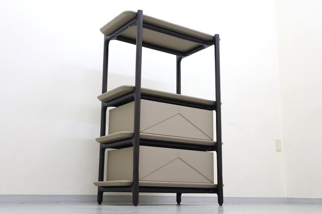 美品 ARMONIA アルモニア シェルフ ラック ボックス 引出 収納 飾り棚