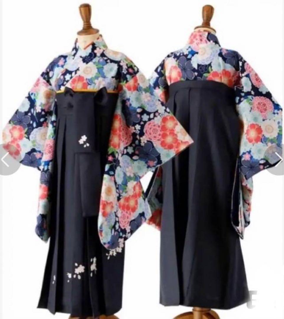 キャサリンコテージ 袴 セット 小学校 卒業式 水色 紺 160 美品