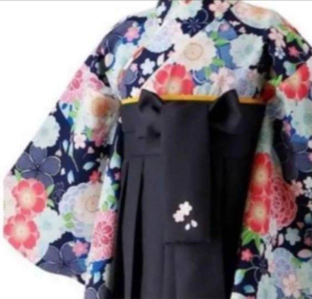 キャサリンコテージ 袴 セット 小学校 卒業式 水色 紺 160 美品