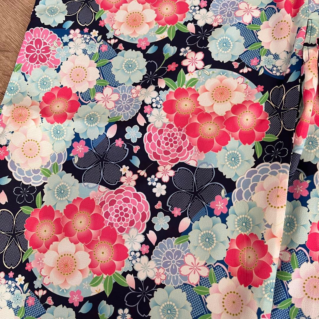 キャサリンコテージ 袴 セット 小学校 卒業式 水色 紺 160 美品