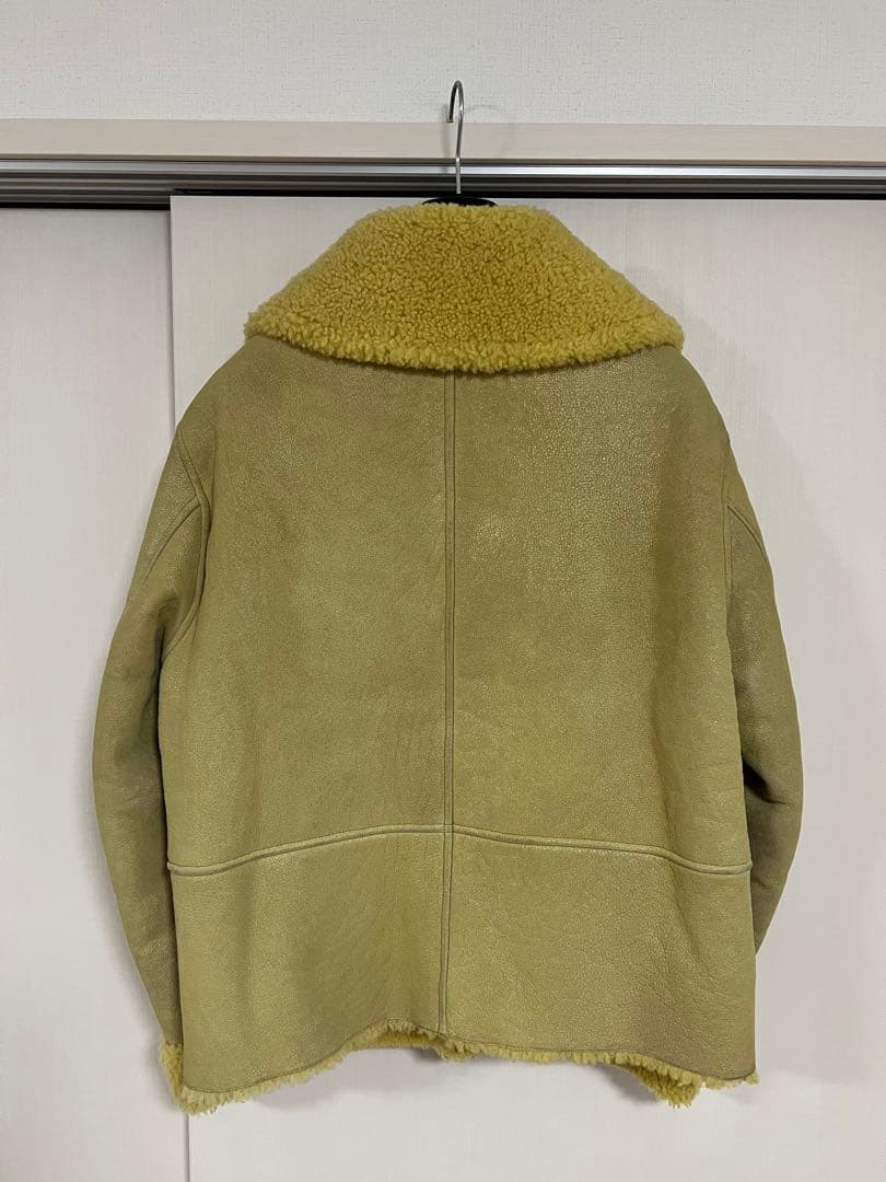 YEEZY SEASON 3 ムートンジャケットイエロー XSシアリング100%