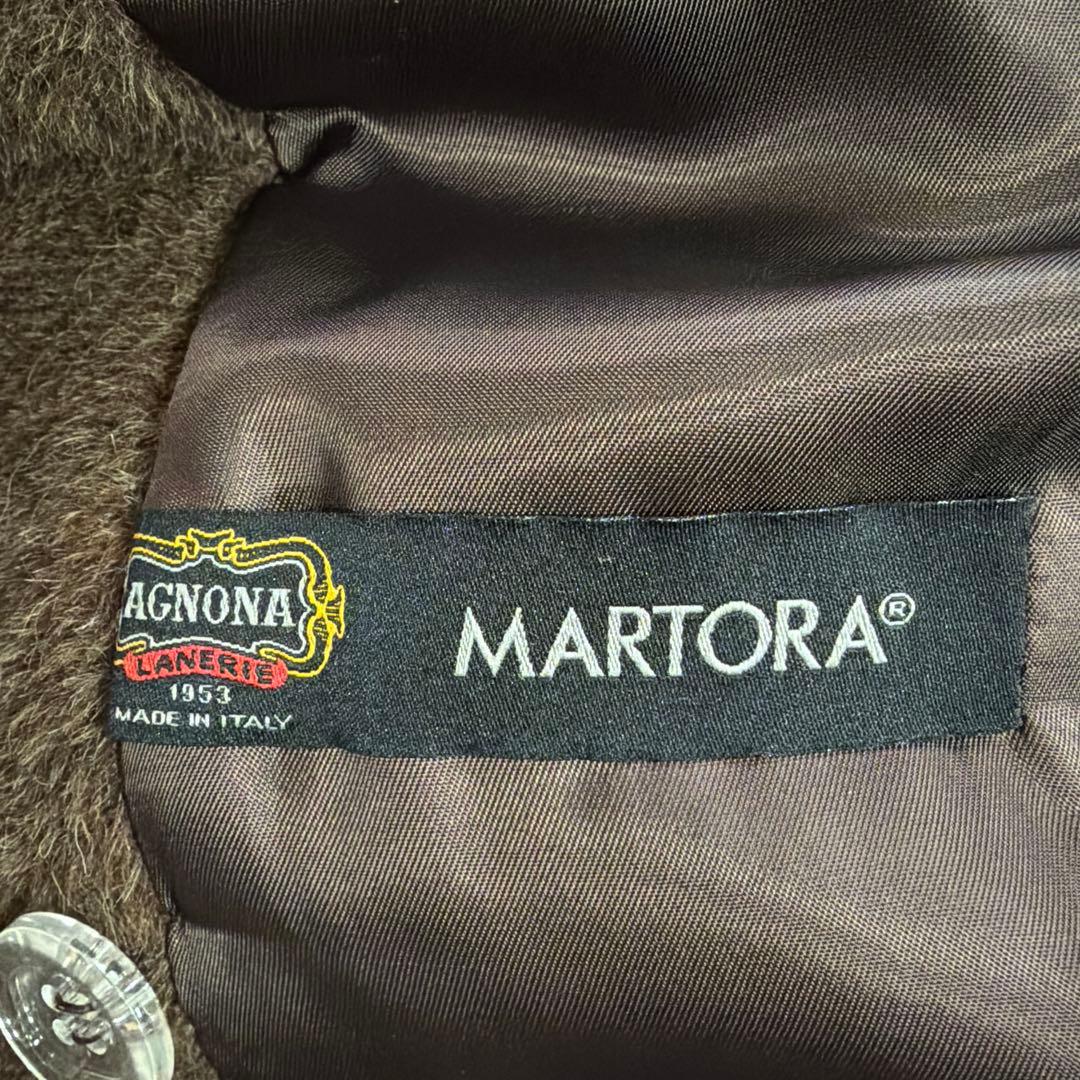 [Chombert] ブラウン ダブルブレスト ロングコート