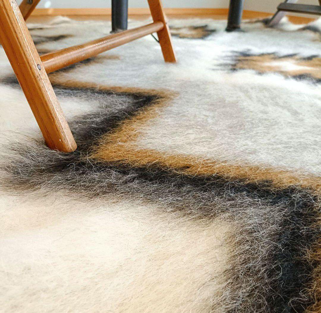 【超レア】L200cm 大判！ ウール　ヴィンテージラグ　ベニワレン