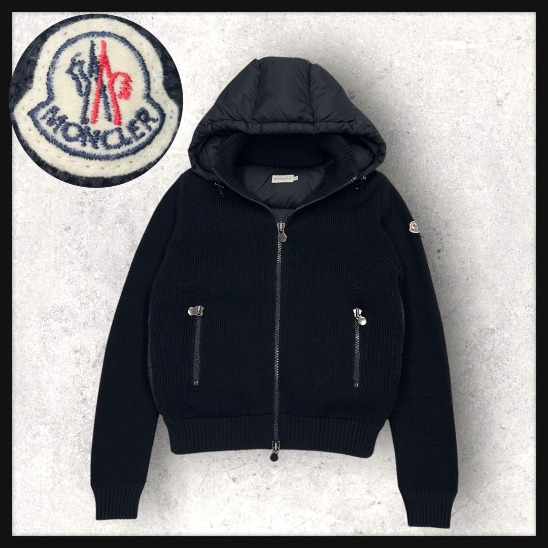 12001【美品・QR鑑定済み】モンクレール　ニット × ダウンジャケット