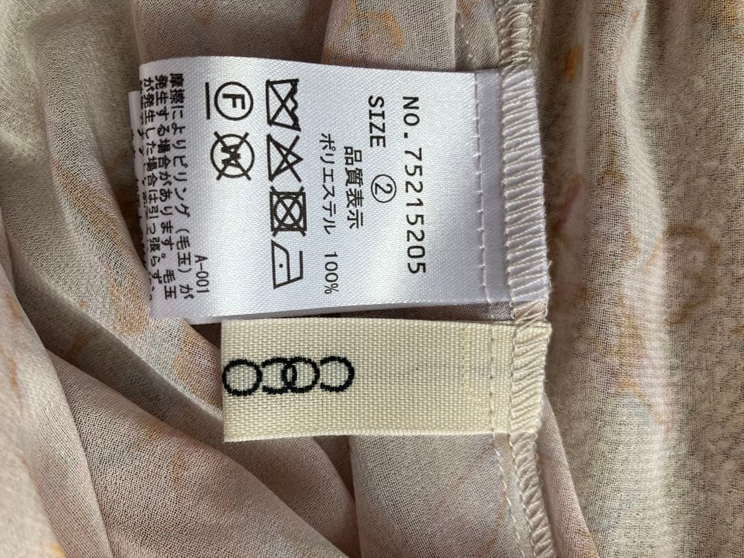 COCODEAL ココディール シフォンフラワープリントワンピース