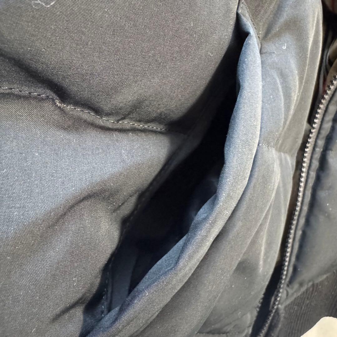 バーバリー Burberry ダウンベスト ノバチェック ホースロゴ 160A黒