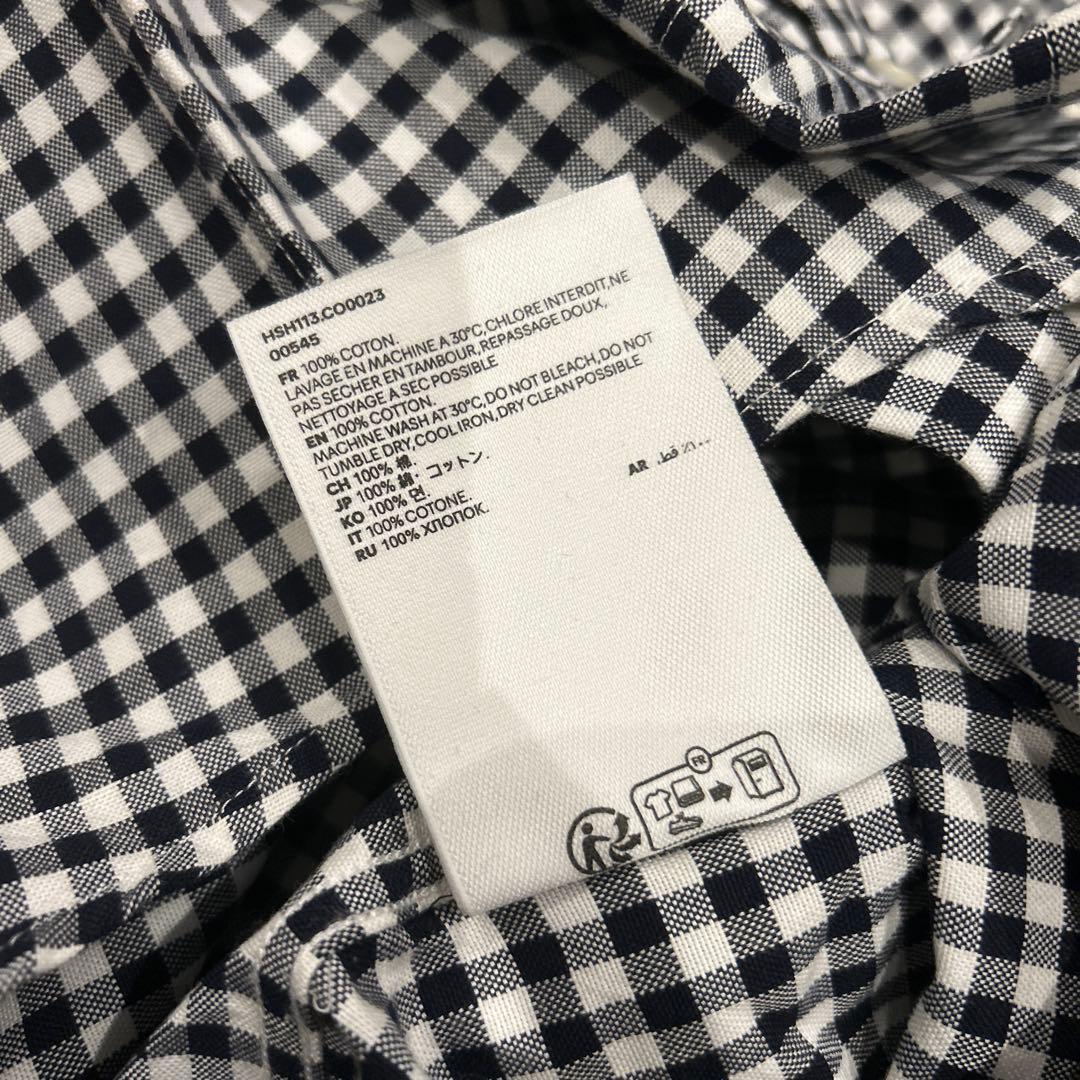 Ami Paris ギンガム チェック シャツ 長袖