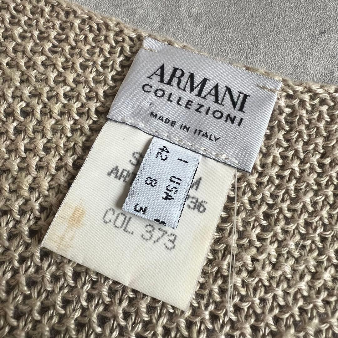 アルマーニコレツォーニ　激レア　リネン　シャツ＆タンクトップ　アンサンブル　M