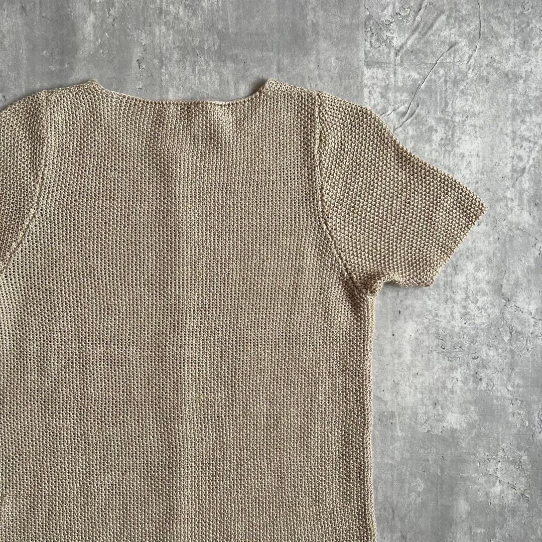 アルマーニコレツォーニ　激レア　リネン　シャツ＆タンクトップ　アンサンブル　M