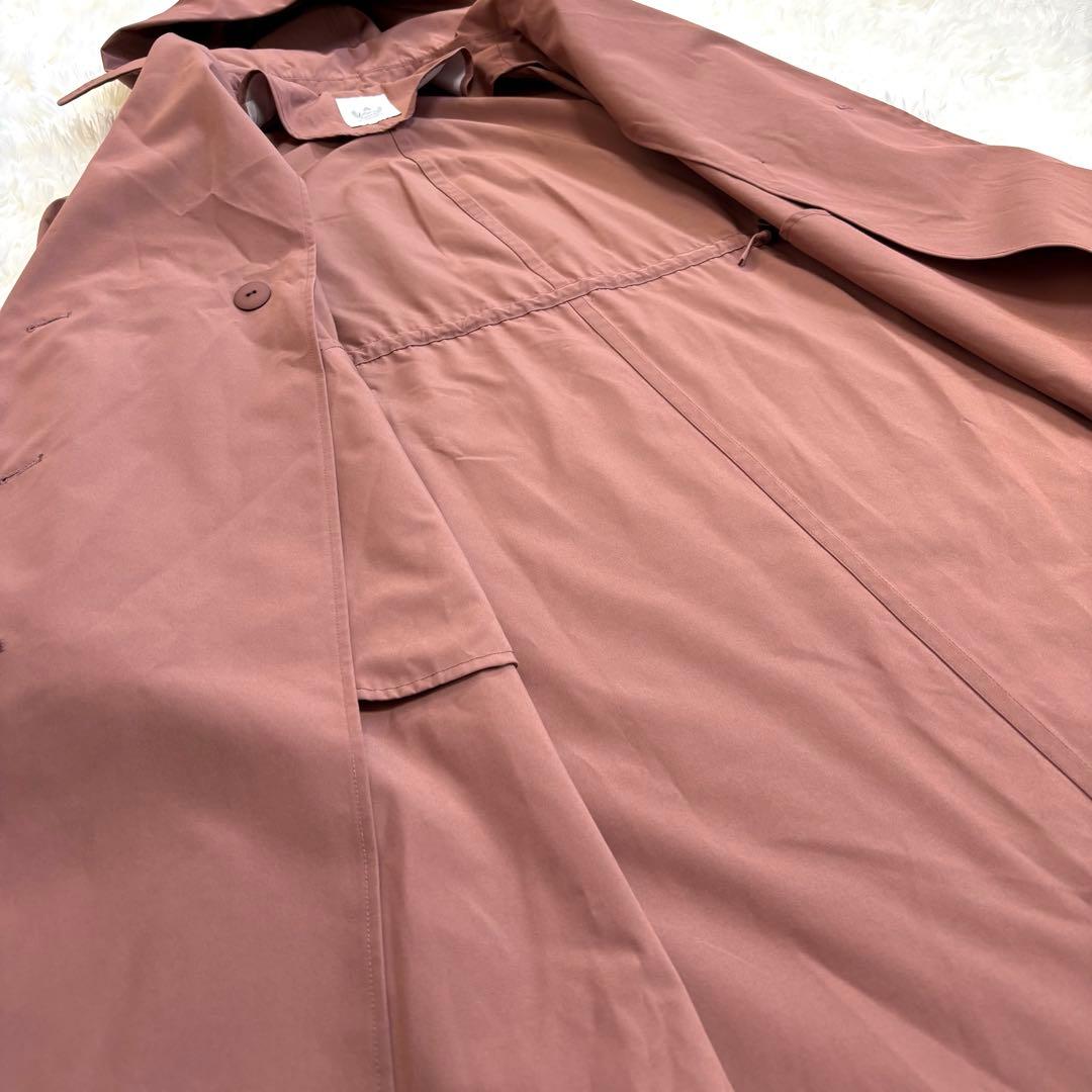 ルーニィ 40th記念モデル ロングコート ライナー付き ピンクブラウン M