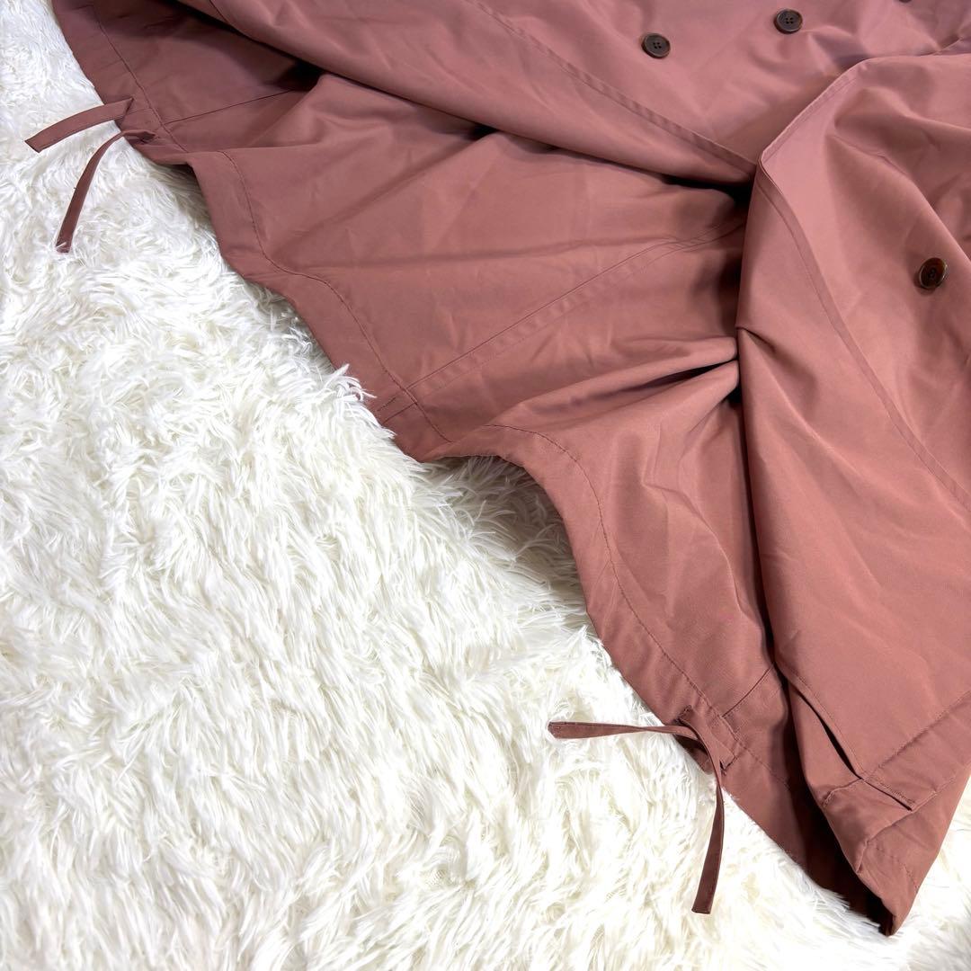 ルーニィ 40th記念モデル ロングコート ライナー付き ピンクブラウン M