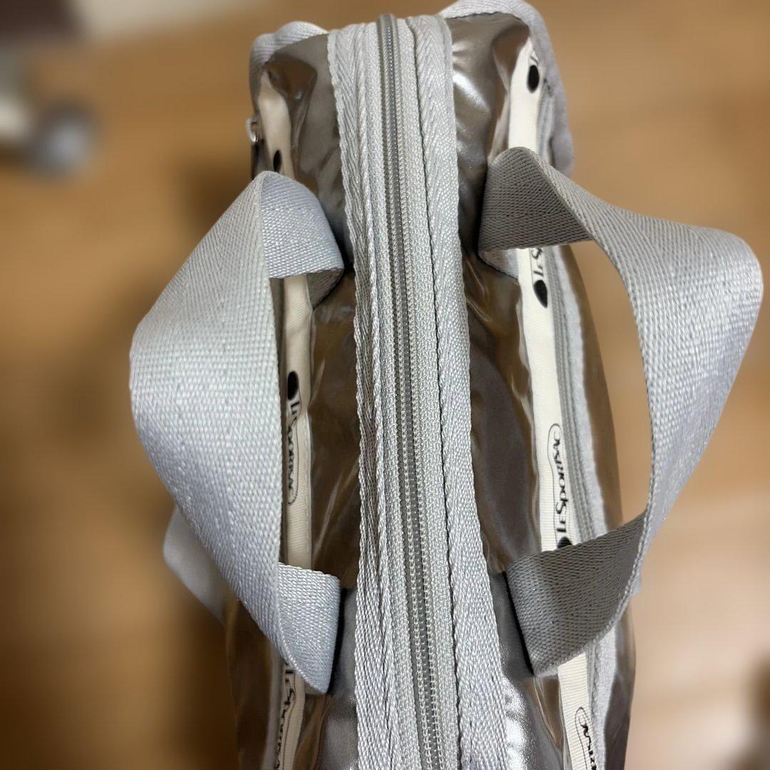 ⭐️美品❗️LeSportsac アダムエロペ別注シルバー ミニダッフルバッグ