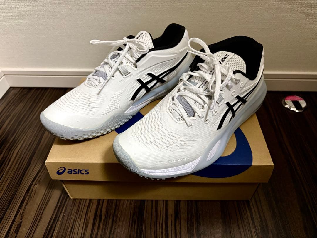 超美品 asics GEL-RESOLUTION X オムニ・クレー 27.5