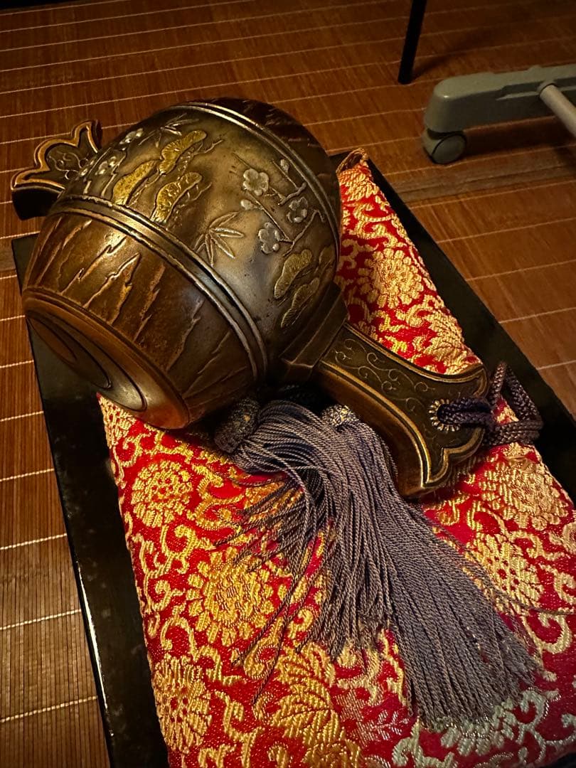 打ち出の小槌　置物