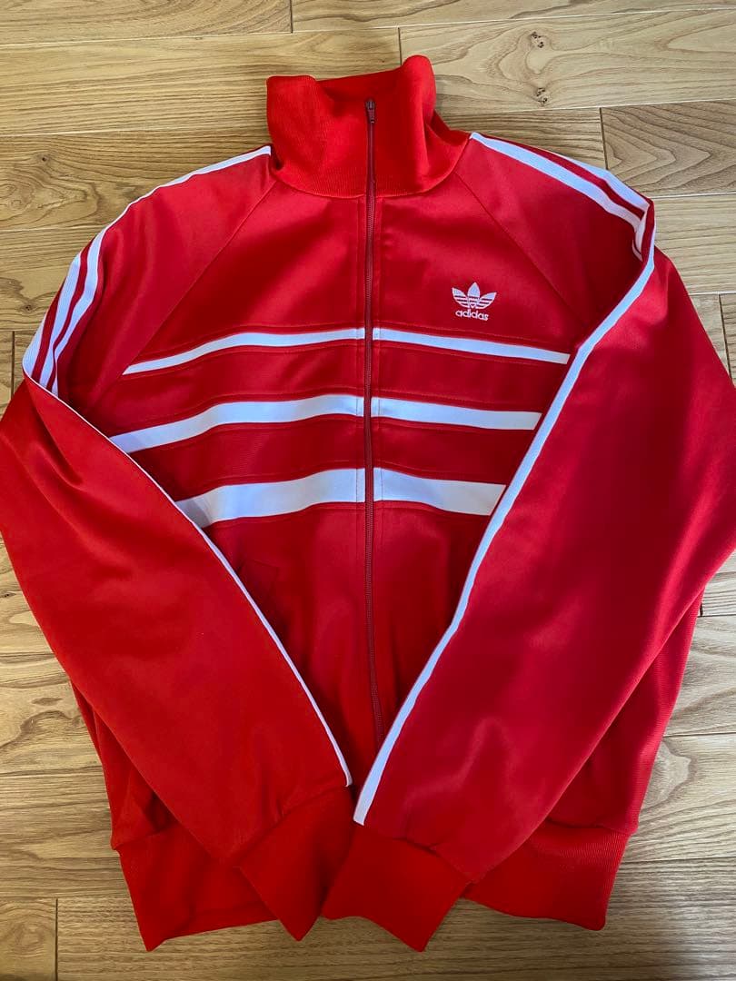 adidas ヴィンテージ　トラックジャケット　made in フランス