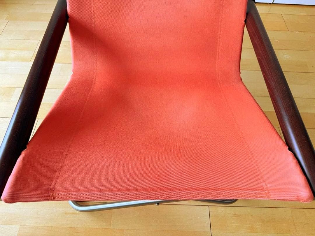 ★NychairX（ニーチェア X）ダークブラウン/レンガ（NY-105）