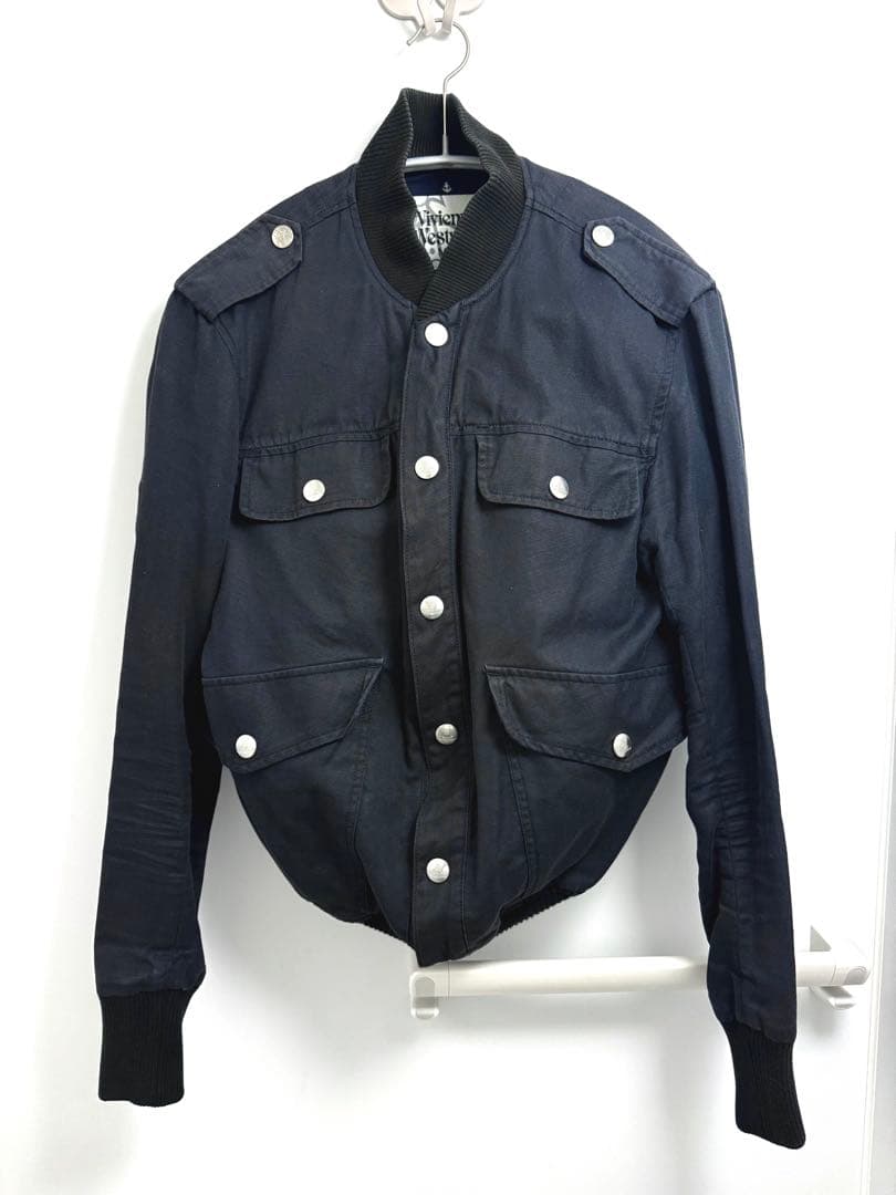 ヴィヴィアンウエストウッドマン ナポレオンジャケット ブルゾン 黒 44