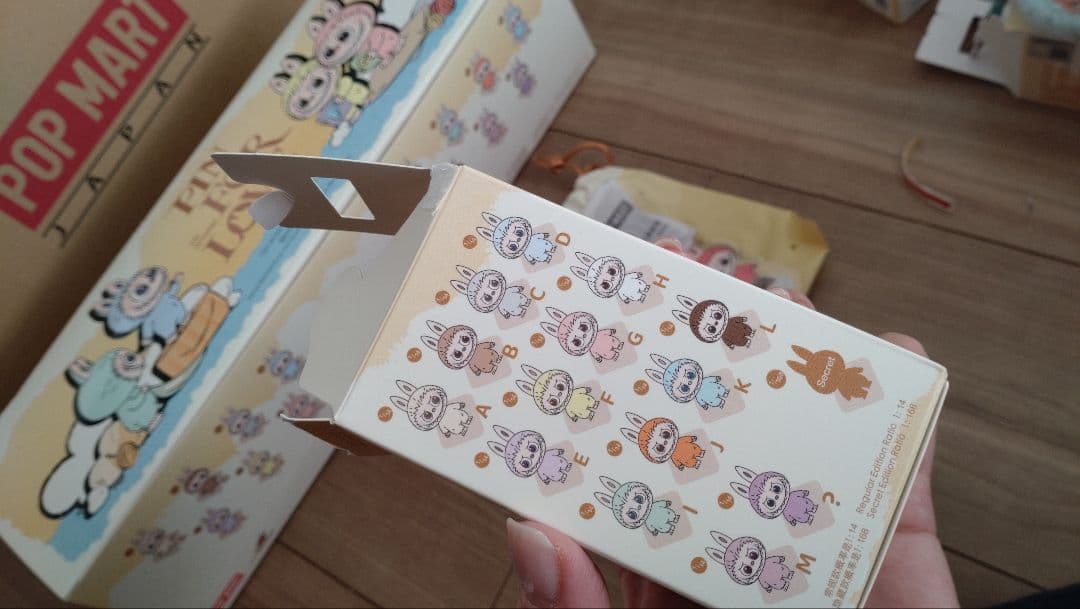 マ*サ様 LABUBU☆イニシャルラブブ☆シークレット - 色: ピンク