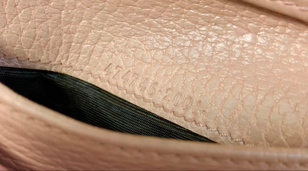 カンキチ様GGマーモント 三つ折り財布 コンパクトウォレット　ピンクベージュ