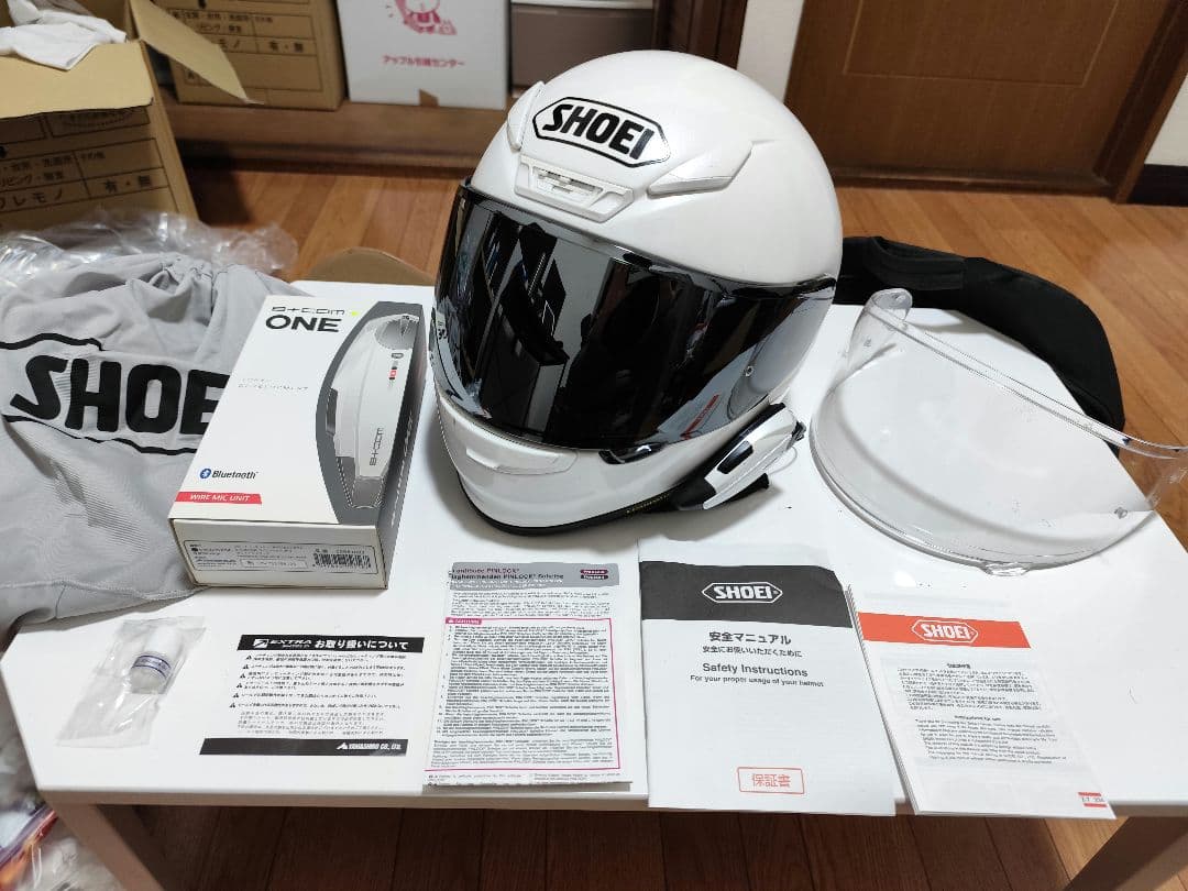 SHOEI Z7 フルフェイスヘルメット＋BCOM ONE ワイヤレス