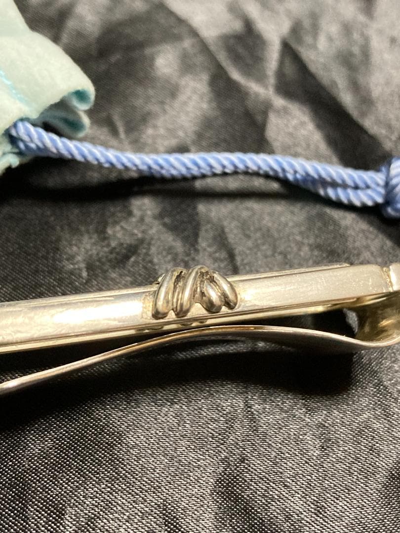 美品 ティファニー マネークリップ ダブル シグネチャー SV925 1992