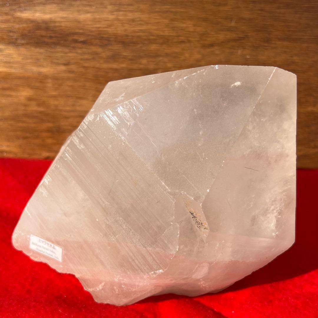 ✳️✮幻✮存在感際立つ極大水晶☆ピンクマニカラン水晶 原石 単結晶 天然石 水晶