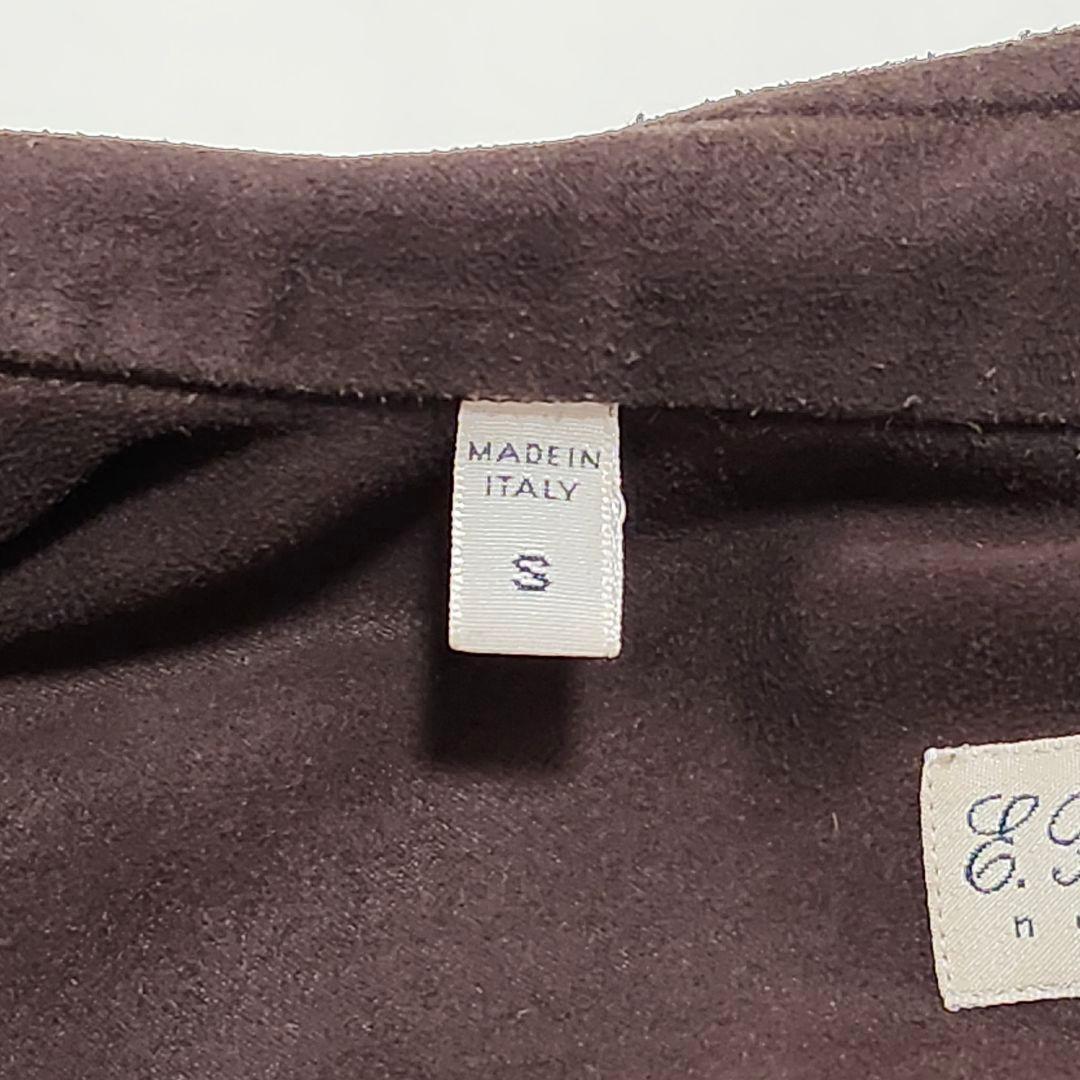 エッリコフォルミコラxビームスF　フェイクスエードオーバーシャツ　別注　CPO