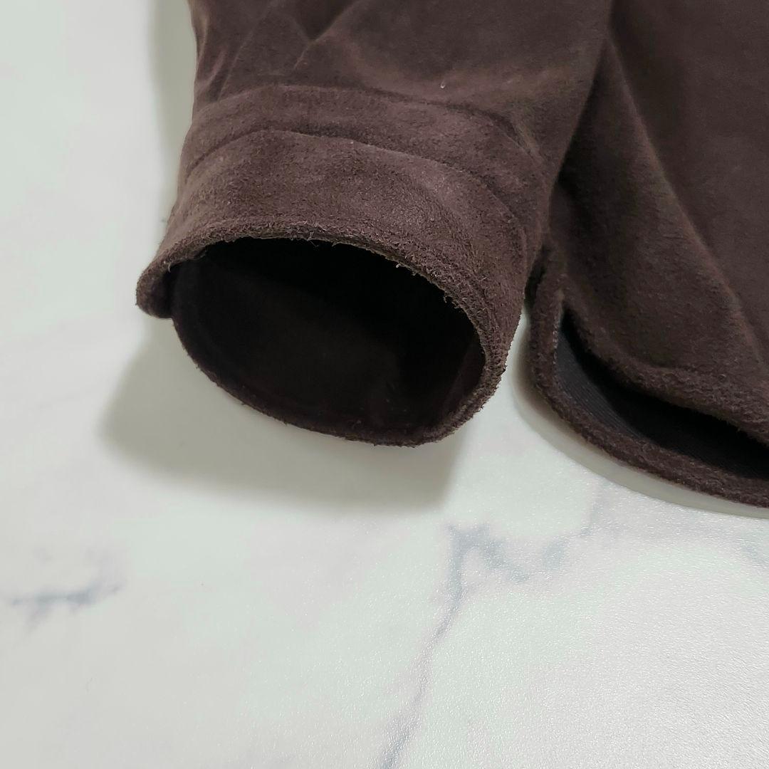 エッリコフォルミコラxビームスF　フェイクスエードオーバーシャツ　別注　CPO