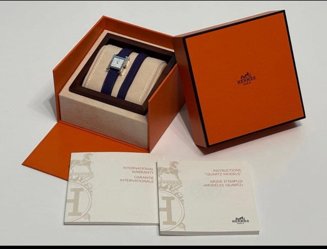【HERMES】Hウォッチミニ　HH1.110 ドゥブルトゥール［未使用］