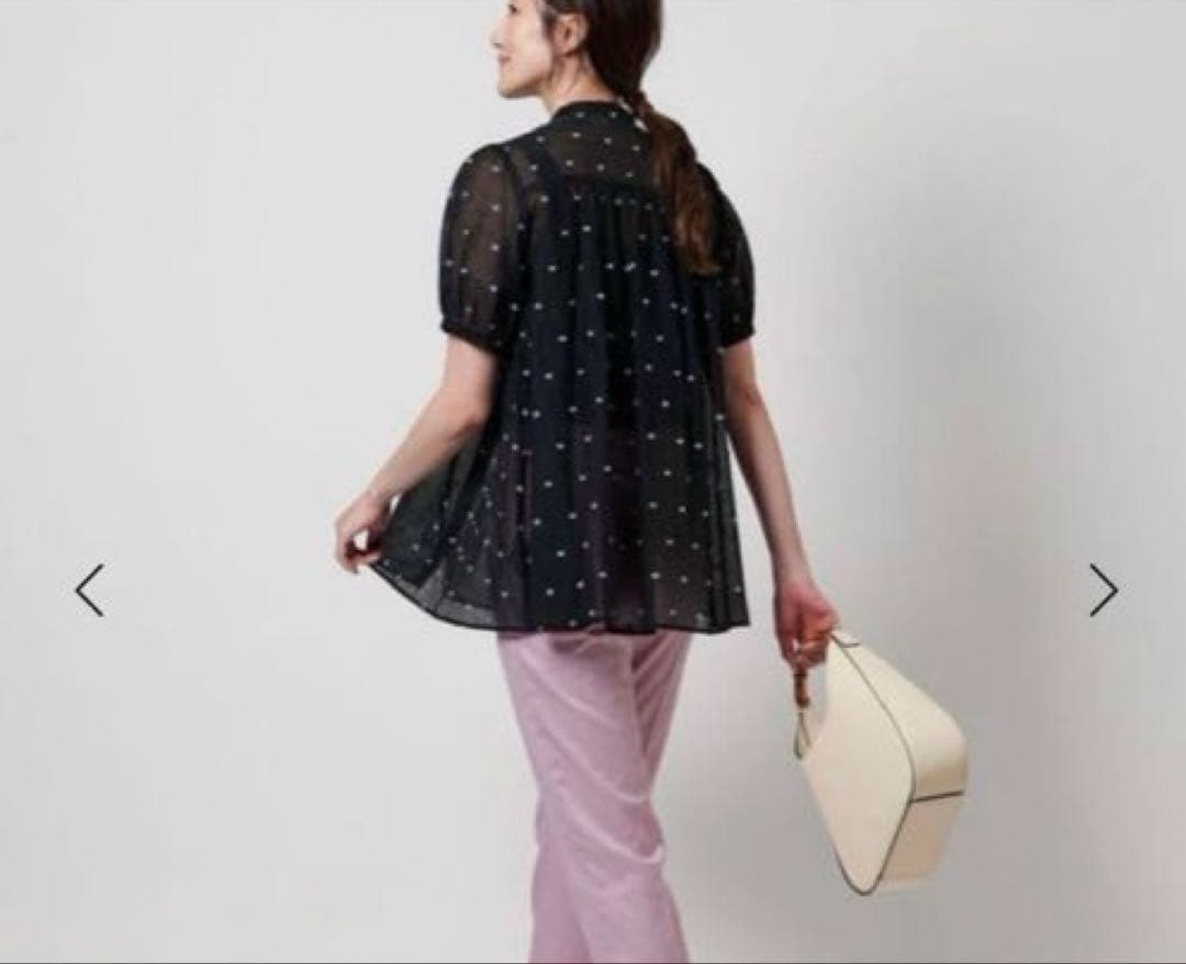 Coco.mico新品　UNITED ARROWS　2トーン ドット