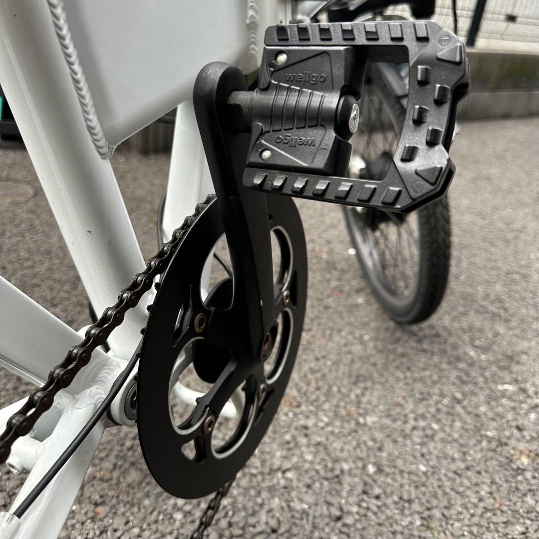 とび　電動アシストバイク　baron バロンX20 ホワイト