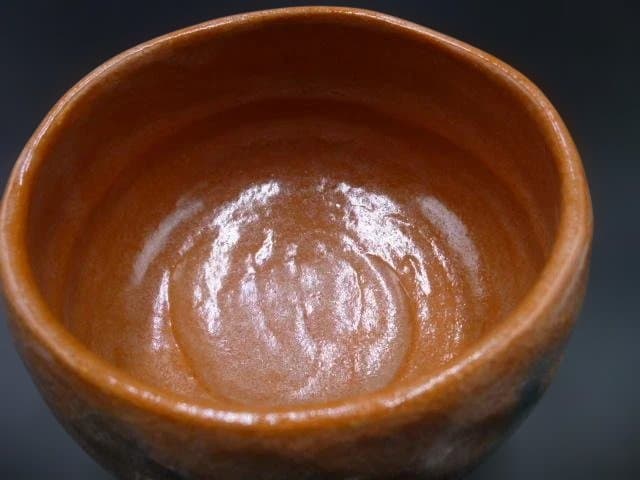 楽吉左衛門　七代　長入　赤茶碗／銘「月桂」／裏千家八代　又玄斎一燈極め箱