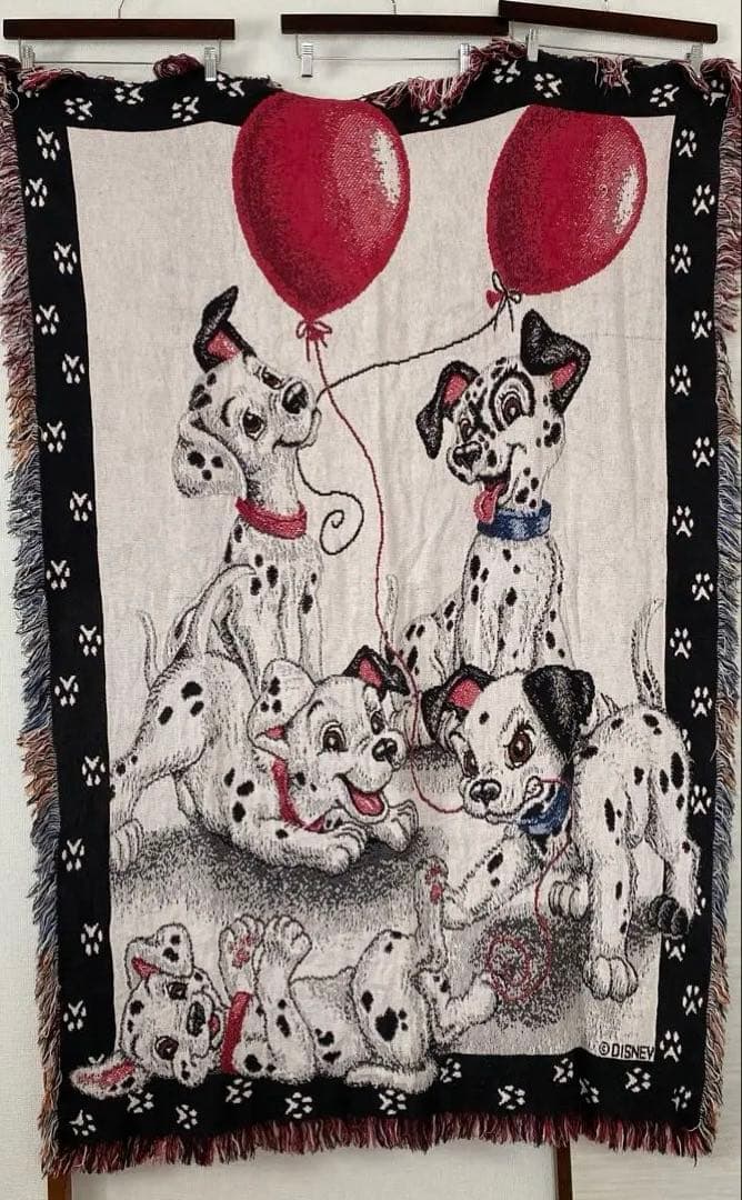ディズニー ダルメシアン 子犬 101匹わわちゃん　ラグ