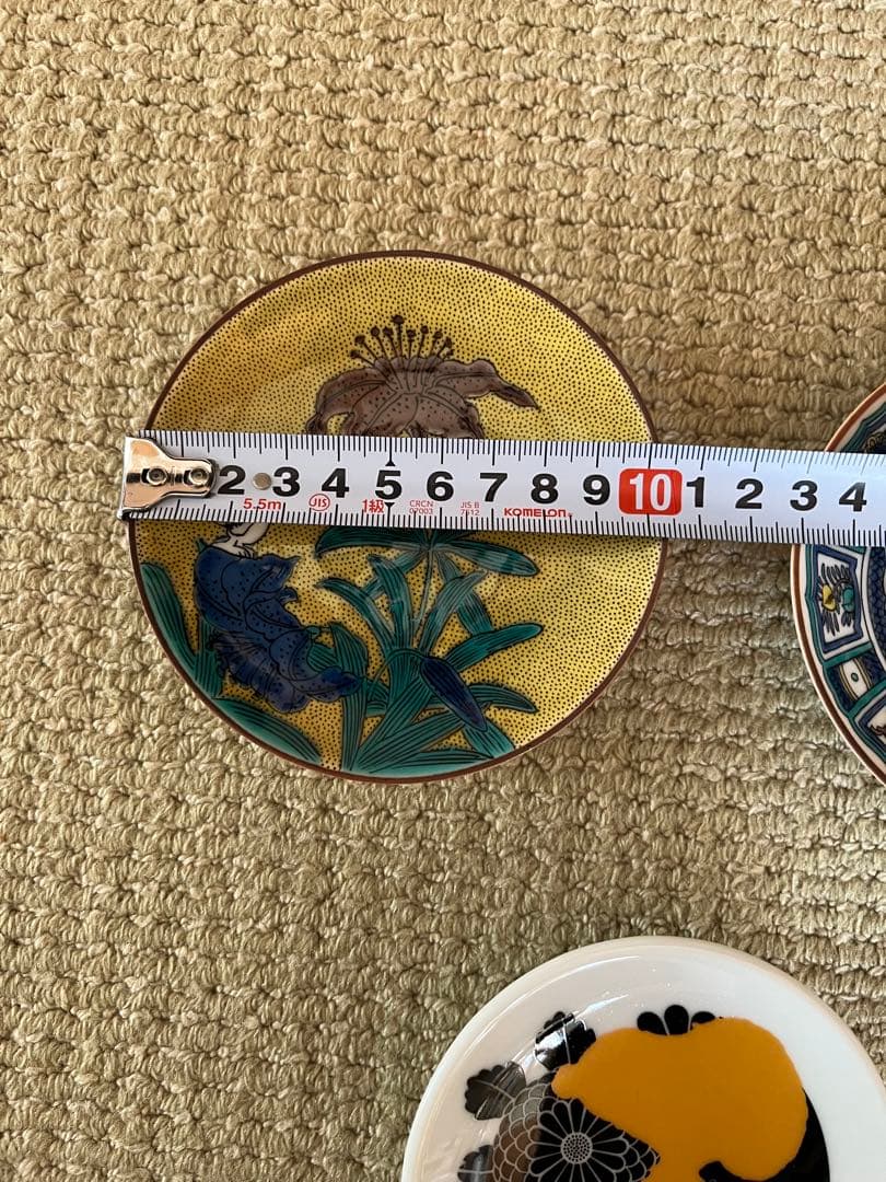 スヌーピー ジャパネスク　美濃焼　九谷焼　豆皿3枚セット