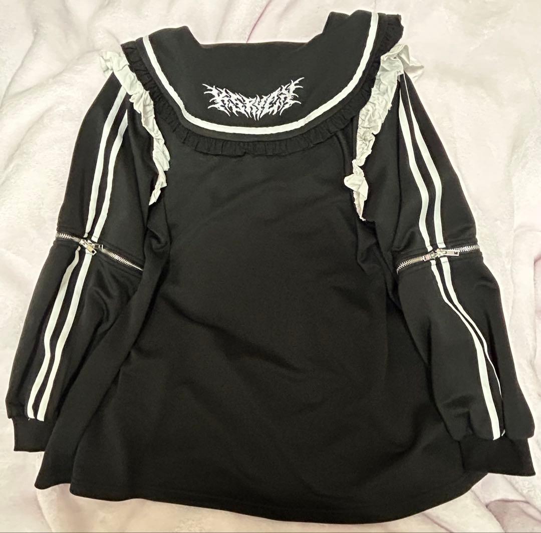 【完売品】KRY CLOTHING 陰鬱／セーラーワンピ／地雷 病み系