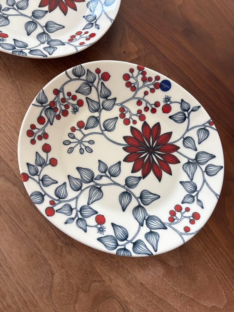 アラビア / ルノ オーバルプレート25cm フロストベリー