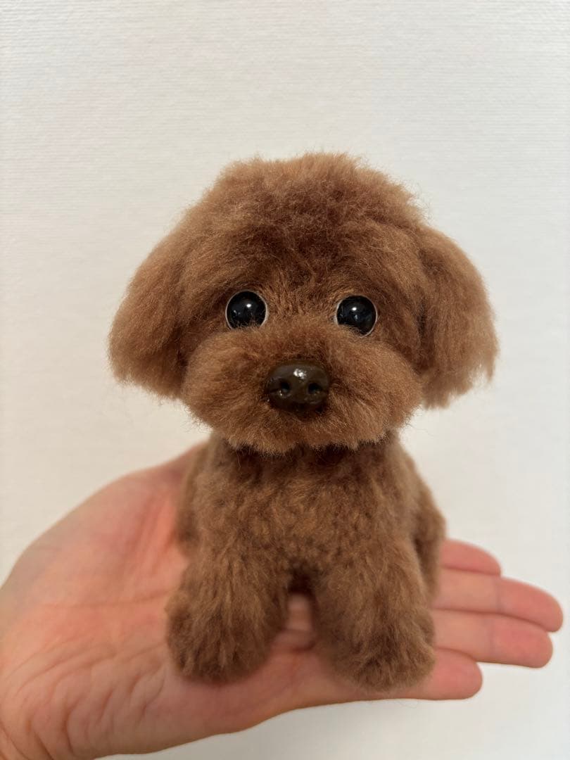 羊毛フェルト トイプードル（手乗りサイズ）