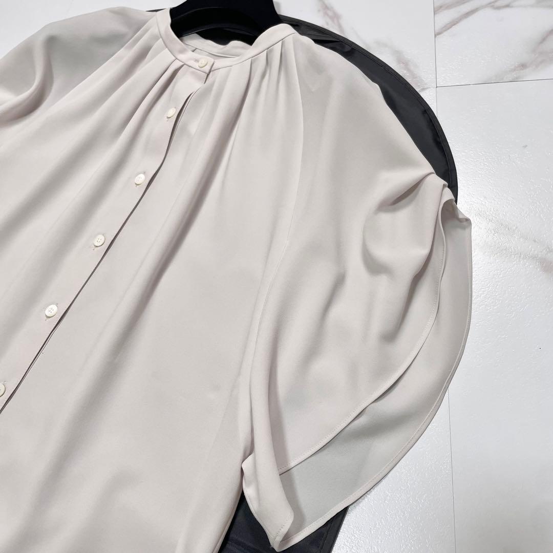 ADORE アドーア フラットジョーゼットブラウス ライトベージュ 近年モデル