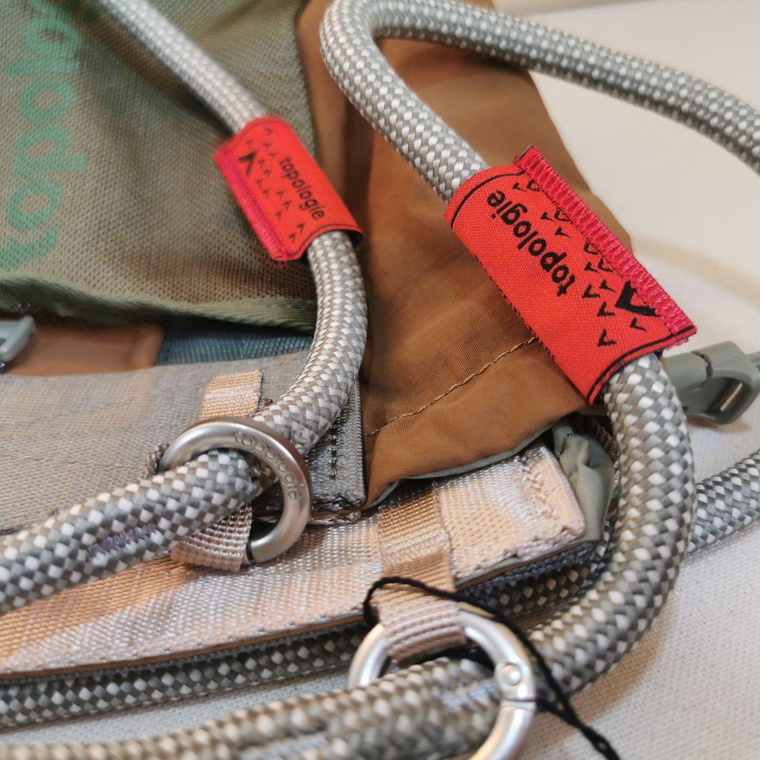 topologie トートバッグ グレー ファッション性のある両面使いのバッグ