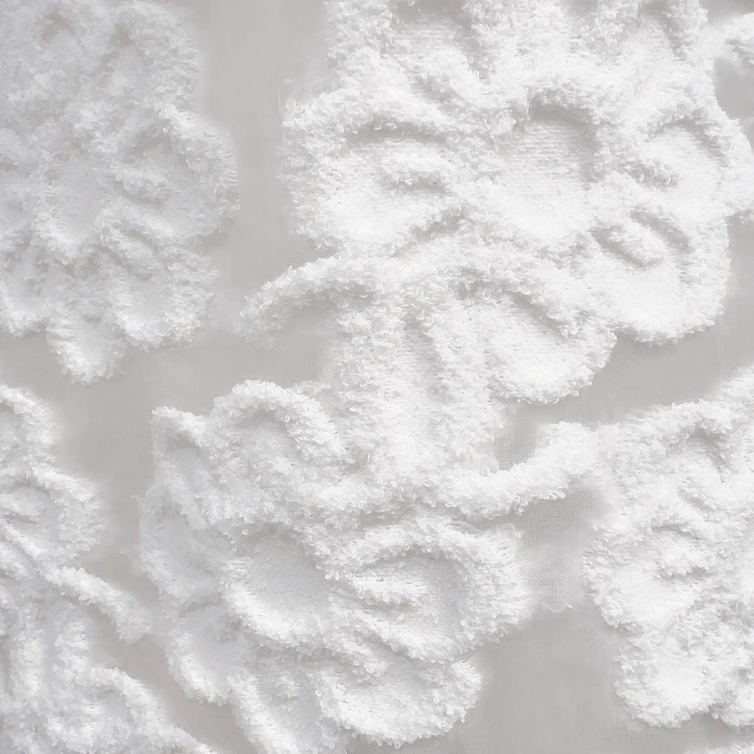 シャネル CHANEL シャツ ブラウス ジャケット シアー 半袖 パイル