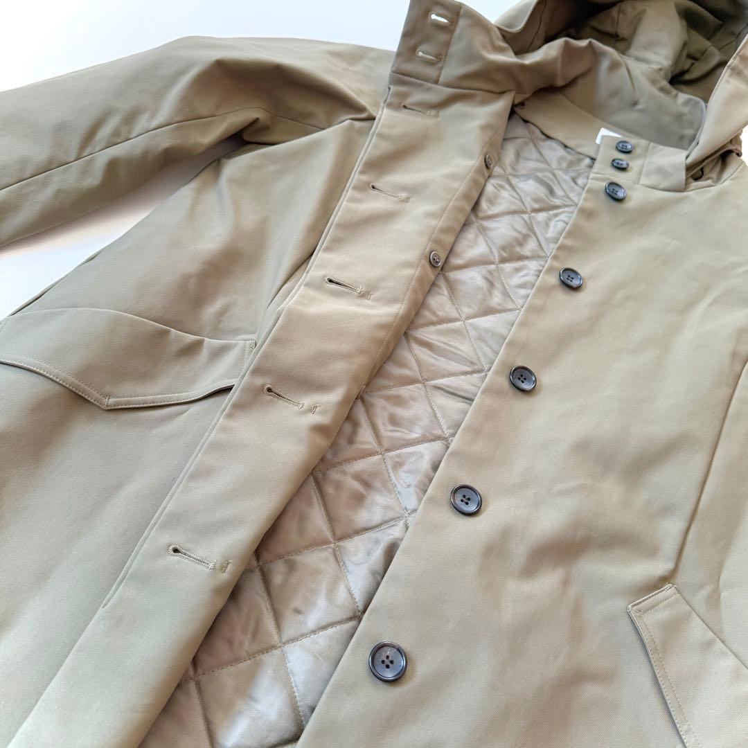 サイズ44✨アンタイトル　Thermoreライナー付 フーデットコート 撥水