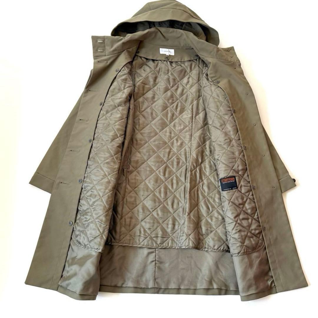 サイズ44✨アンタイトル　Thermoreライナー付 フーデットコート 撥水