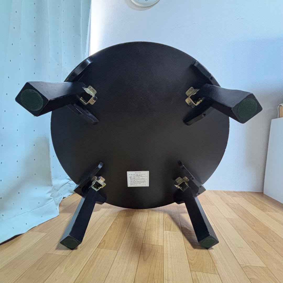 レトロ　ちゃぶ台　丸ちゃぶ台　折りたたみ　テーブル　座卓