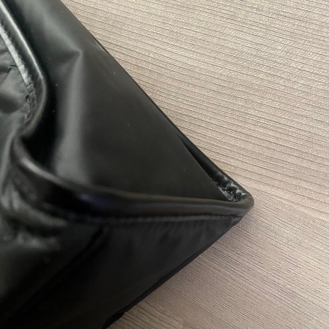 人気⭐️ほぼ未使用⭐️ハンティングワールド トートバッグ バチュークロス 黒 A4可