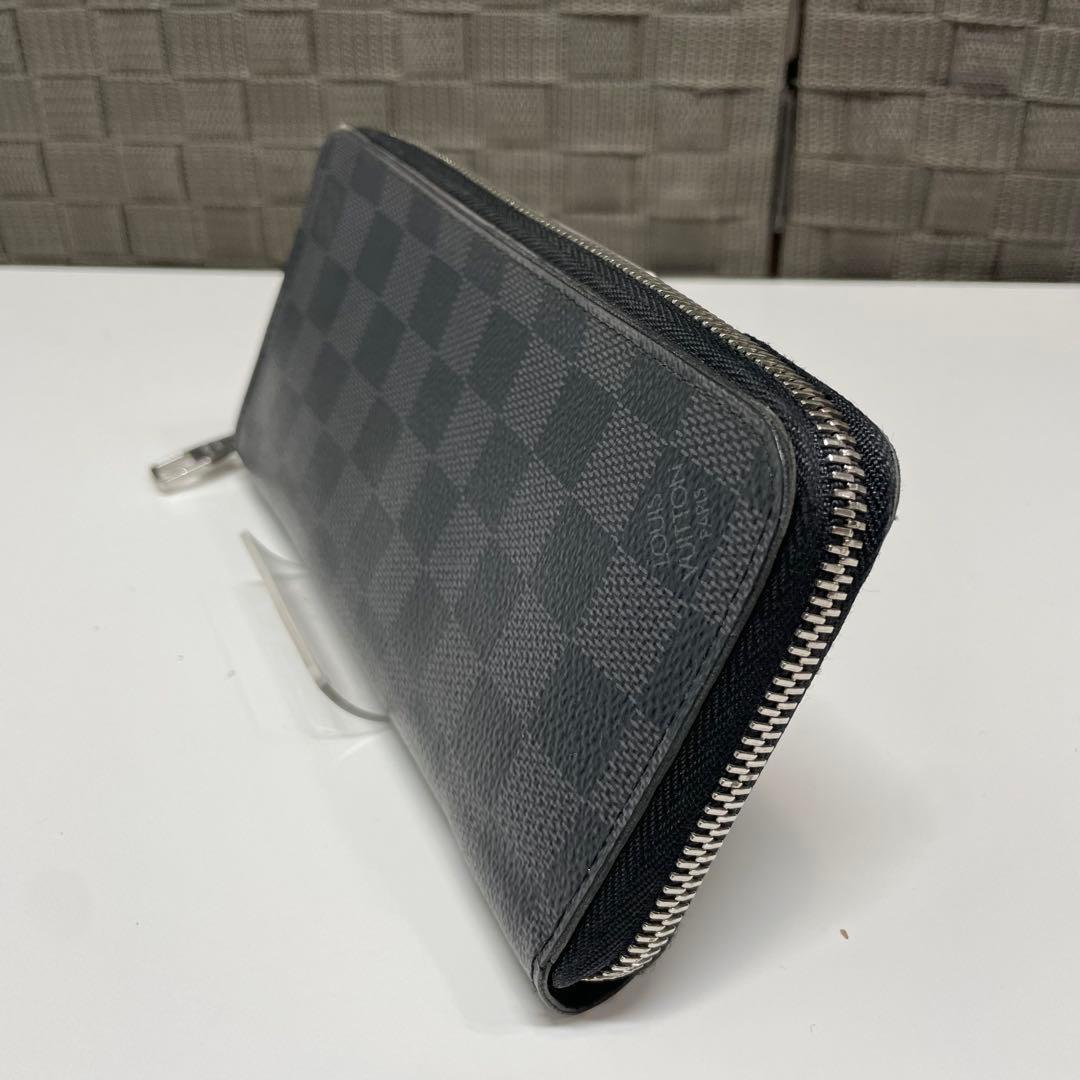 り*う様 LOUIS VUITTON ダミエグラフィット　ブラックPVC 長財布